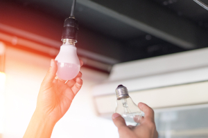 Replacing with new LED lightbulb